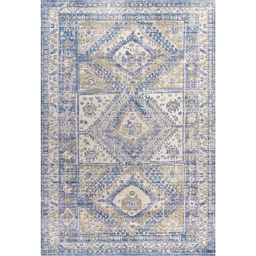 Darija Ornate Geometric Medallion Area Rug. Picture 1