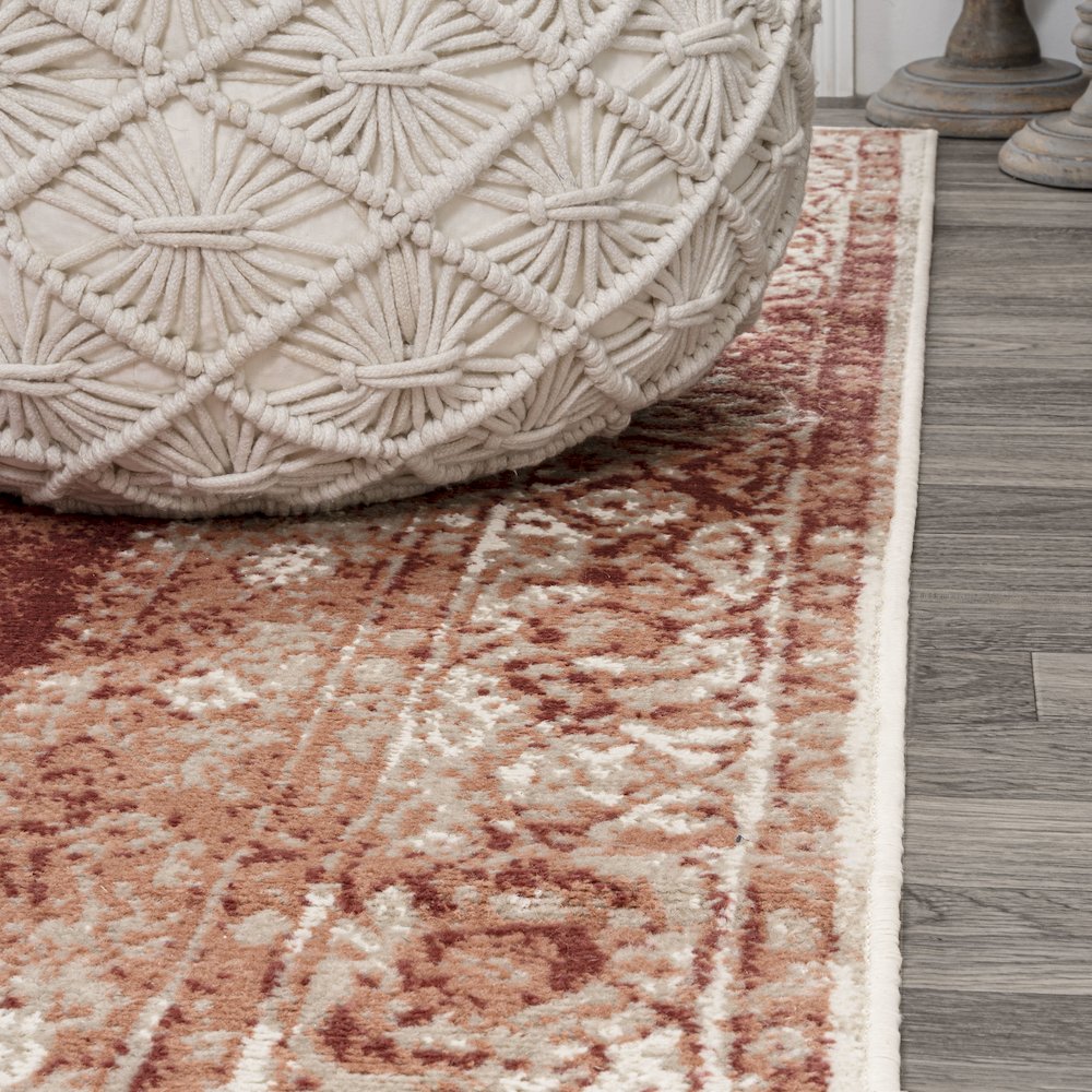 Kelly Rosalia Cottage Medallion Area Rug. Picture 8