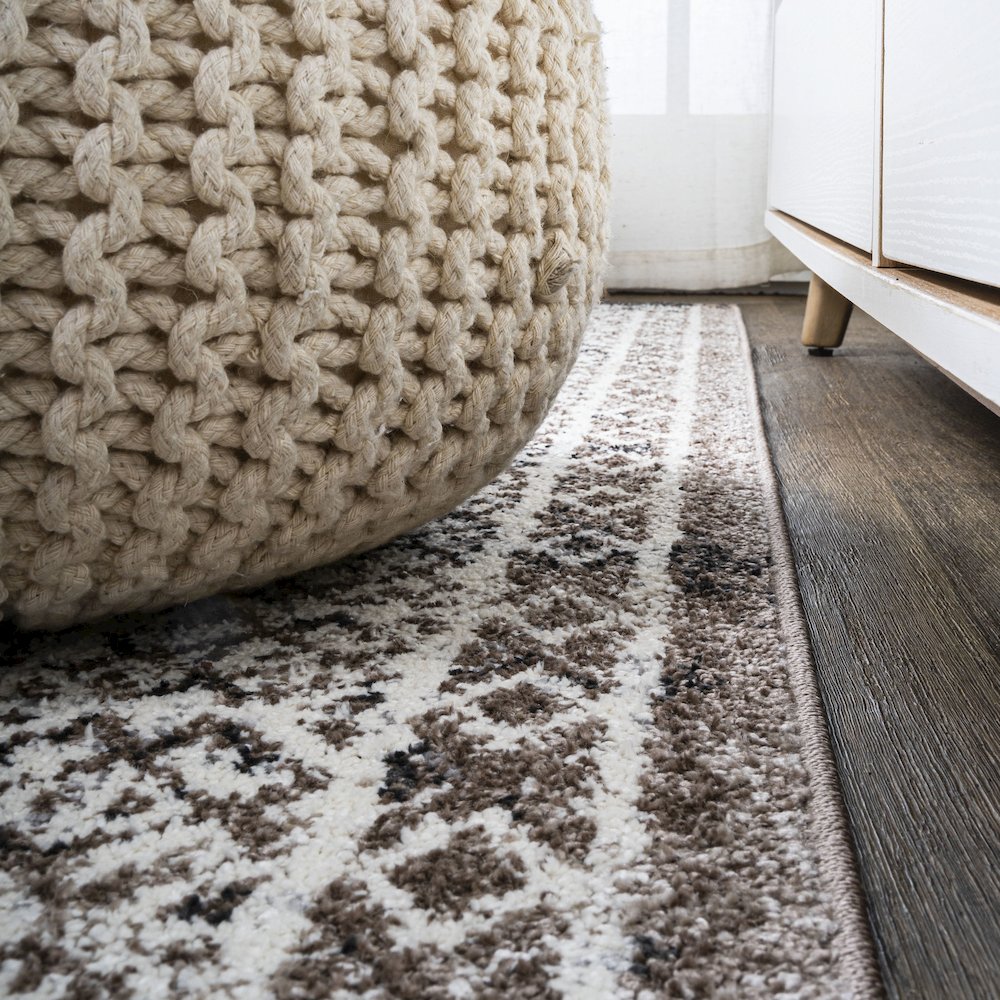 Boho Cottage Medallion Area Rug. Picture 9