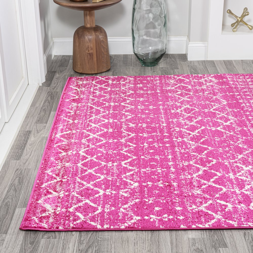 Moroccan Hype Boho Vintage Diamond Area Rug. Picture 3