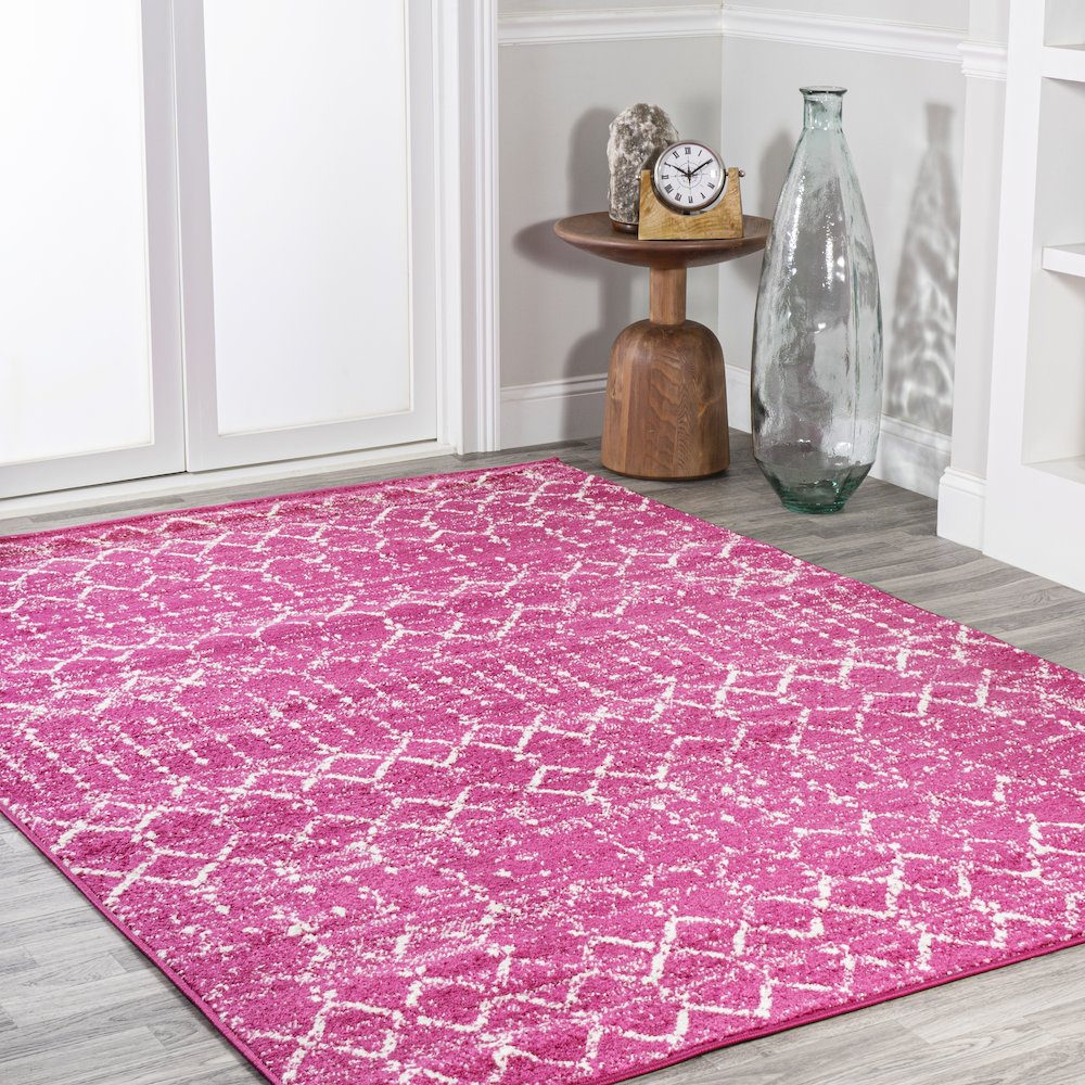 Moroccan Hype Boho Vintage Diamond Area Rug. Picture 5