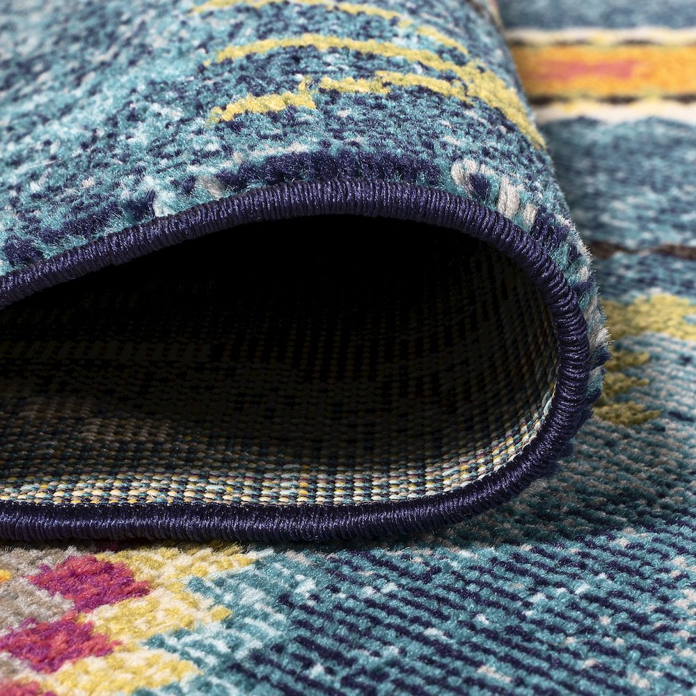 Tribal Love Geometric Area Rug. Picture 8