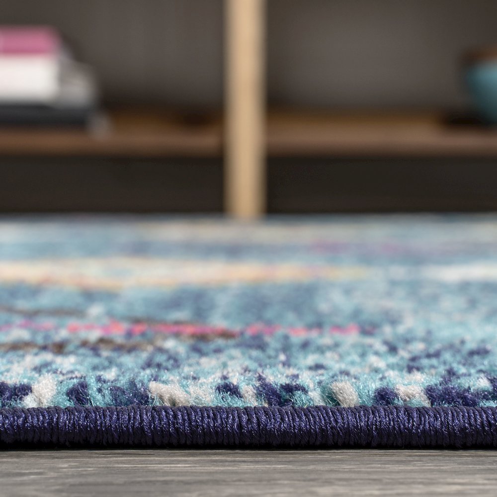 Tribal Love Geometric Area Rug. Picture 9