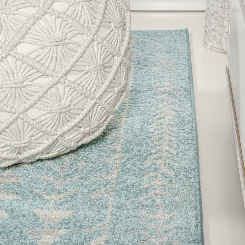 Ziri Moroccan Geometric Area Rug. Picture 6
