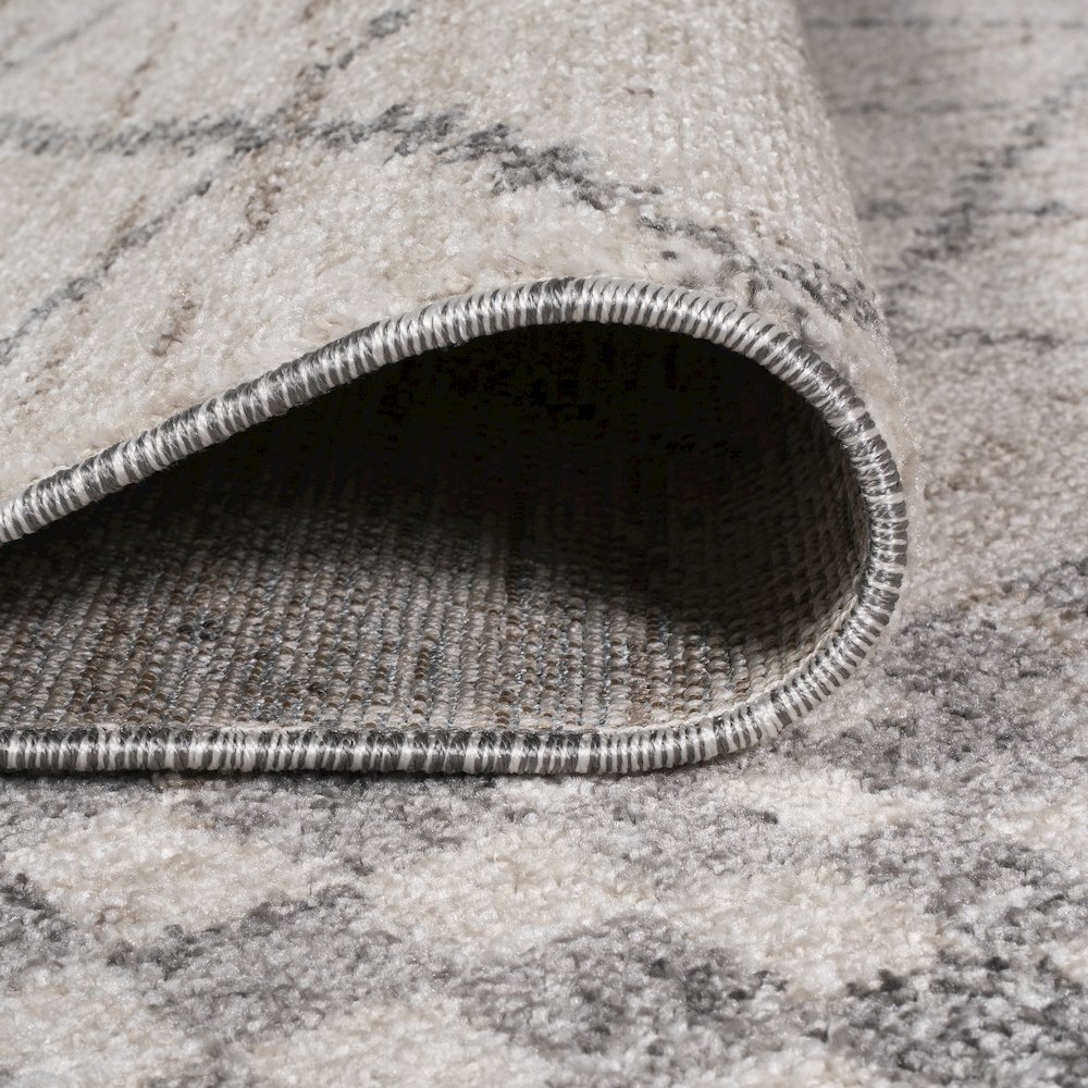 Asilah Moroccan Modern Diamond Area Rug. Picture 9