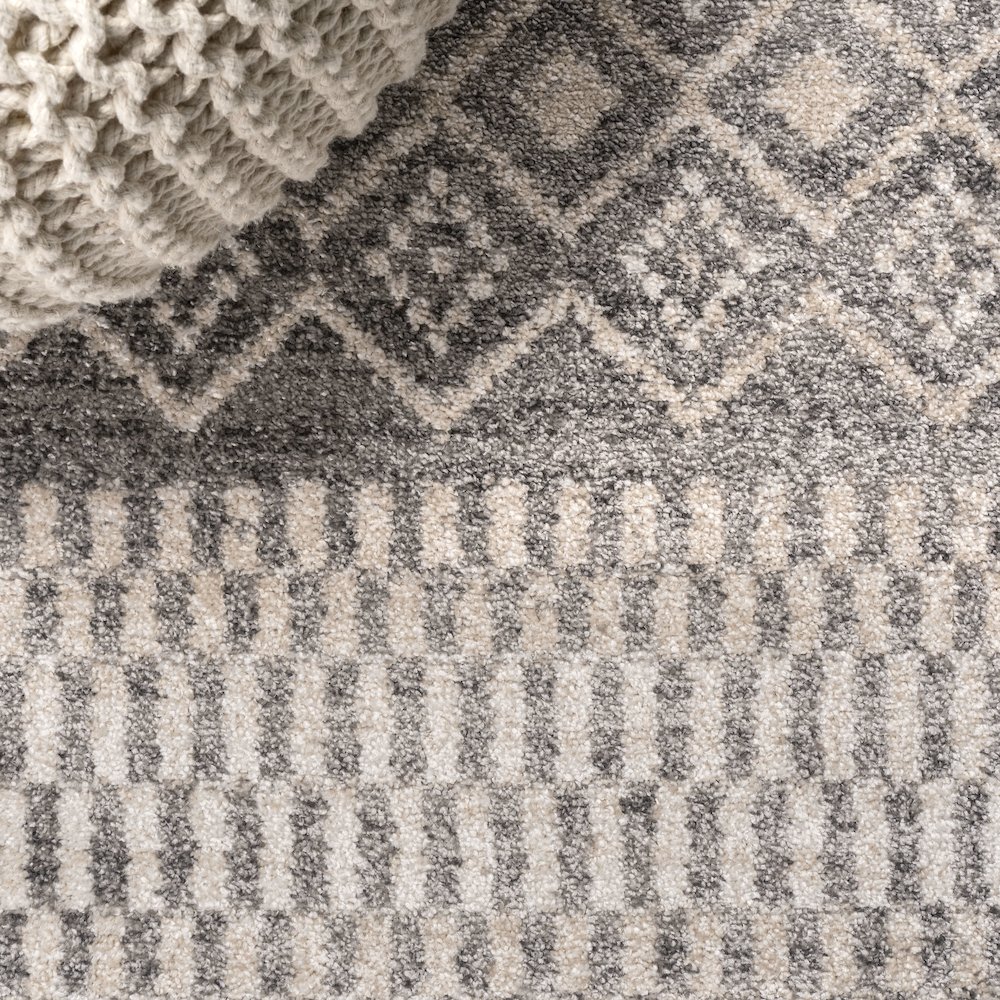 Ifrane Berber Geometric Stripe Area Rug. Picture 7