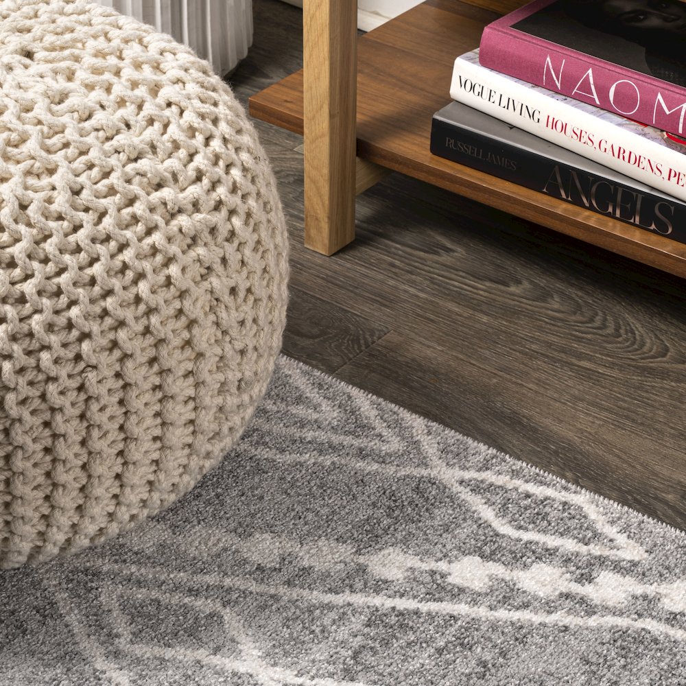 Rih Moroccan Style Diamond Area Rug. Picture 8