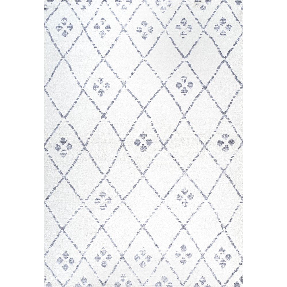 Izil Moroccan Geometric Diamond Area Rug. Picture 1