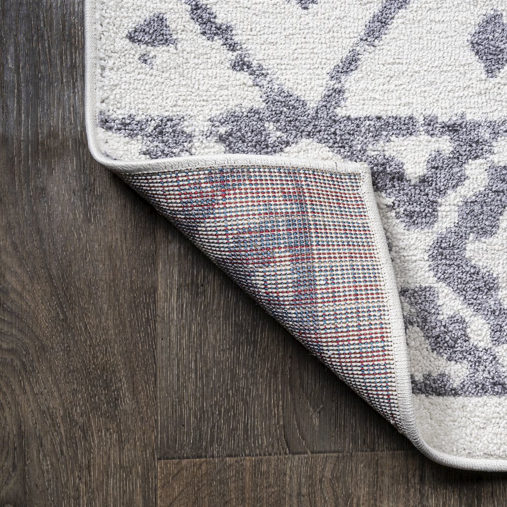Juba Moroccan Geometric Diamond Area Rug. Picture 6