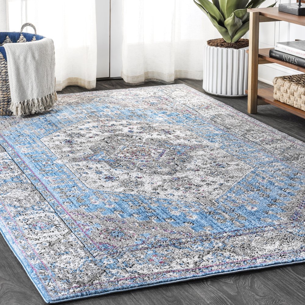 Kesan Vintage Medallion Area Rug. Picture 2