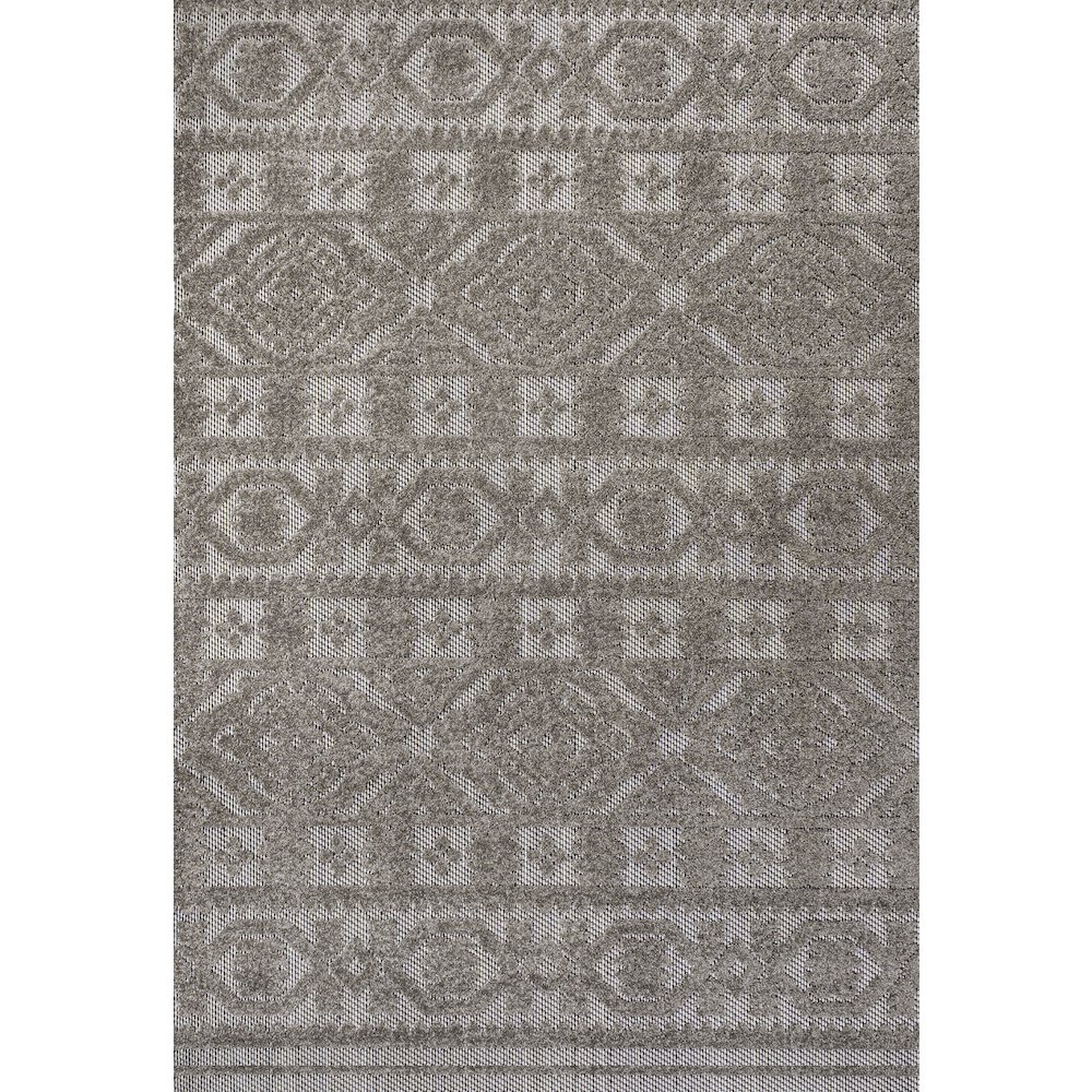 Citta High-Low Pile Mediterranean Tile Area Rug. Picture 1