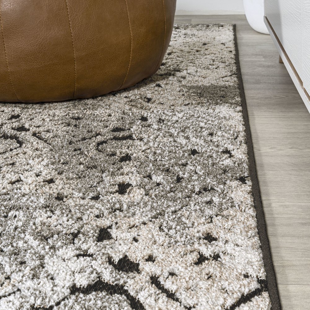 Duenas High-Low Shabby Damask Area Rug. Picture 12