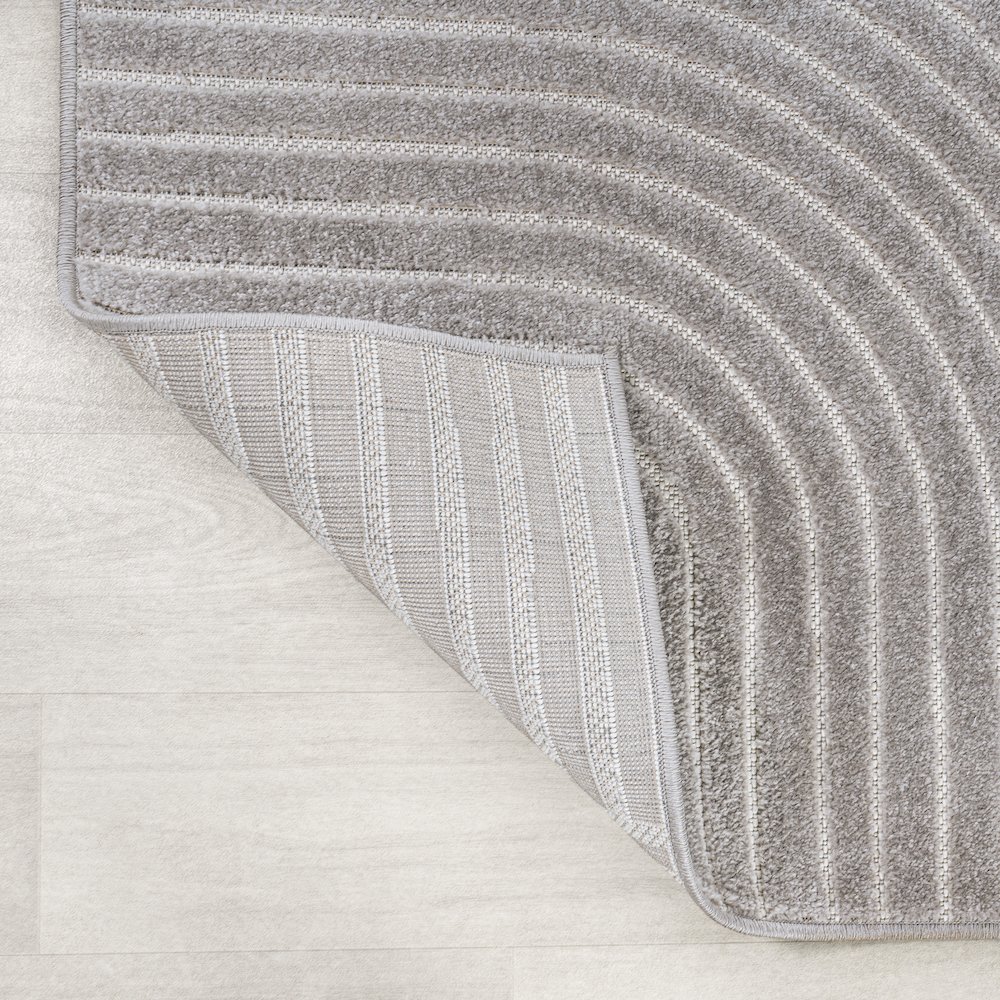 Skagen Minimalist Curve Geometric Area Rug. Picture 6