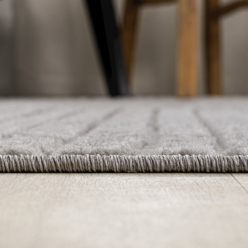 Skagen Minimalist Curve Geometric Area Rug. Picture 10