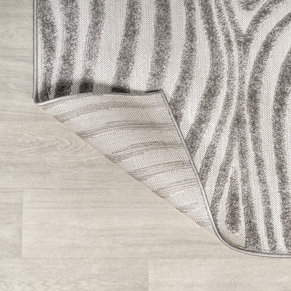 Maribo Abstract Groovy Striped Area Rug. Picture 4