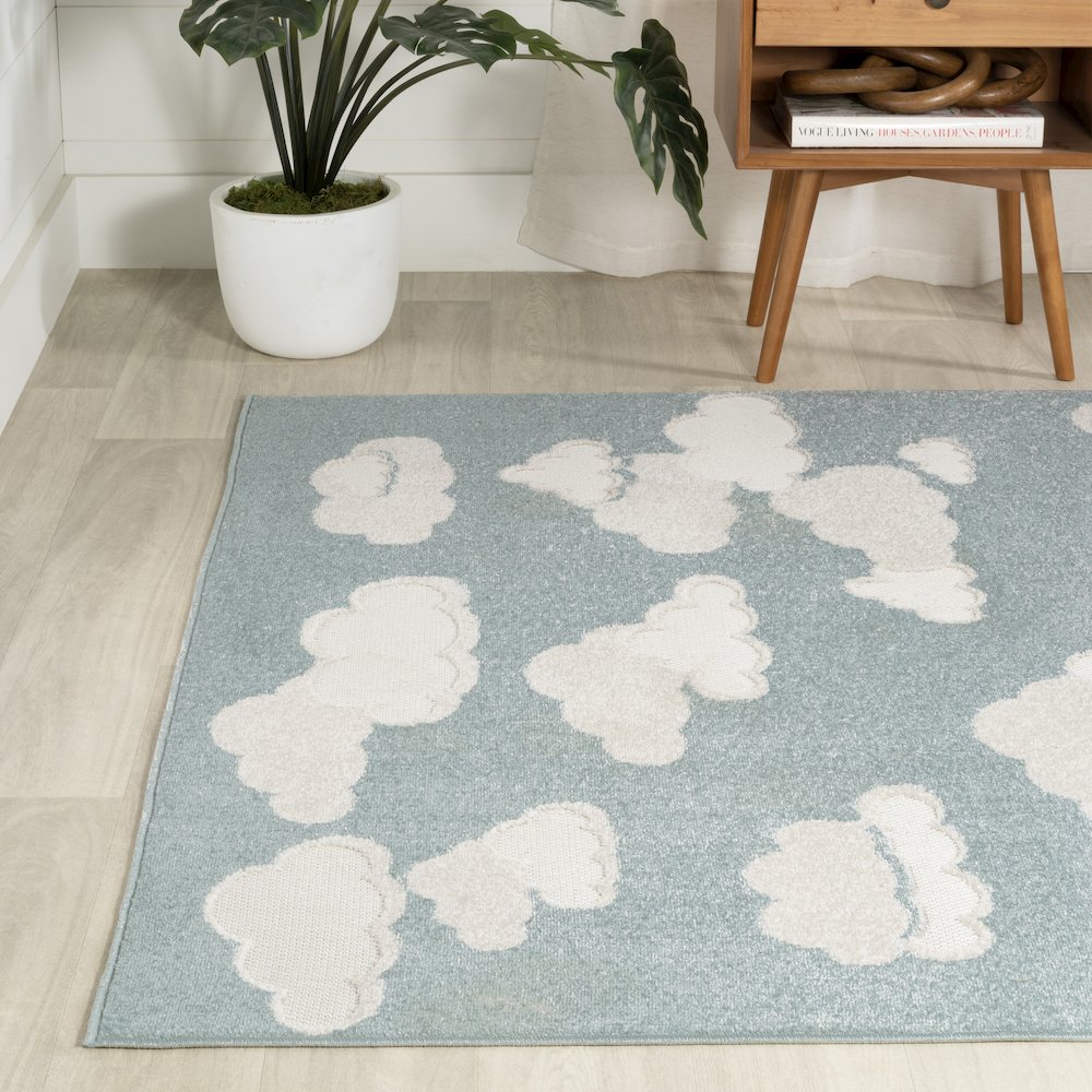 Hedwig Youth Cloud Scandi Rug Area Rug. Picture 1