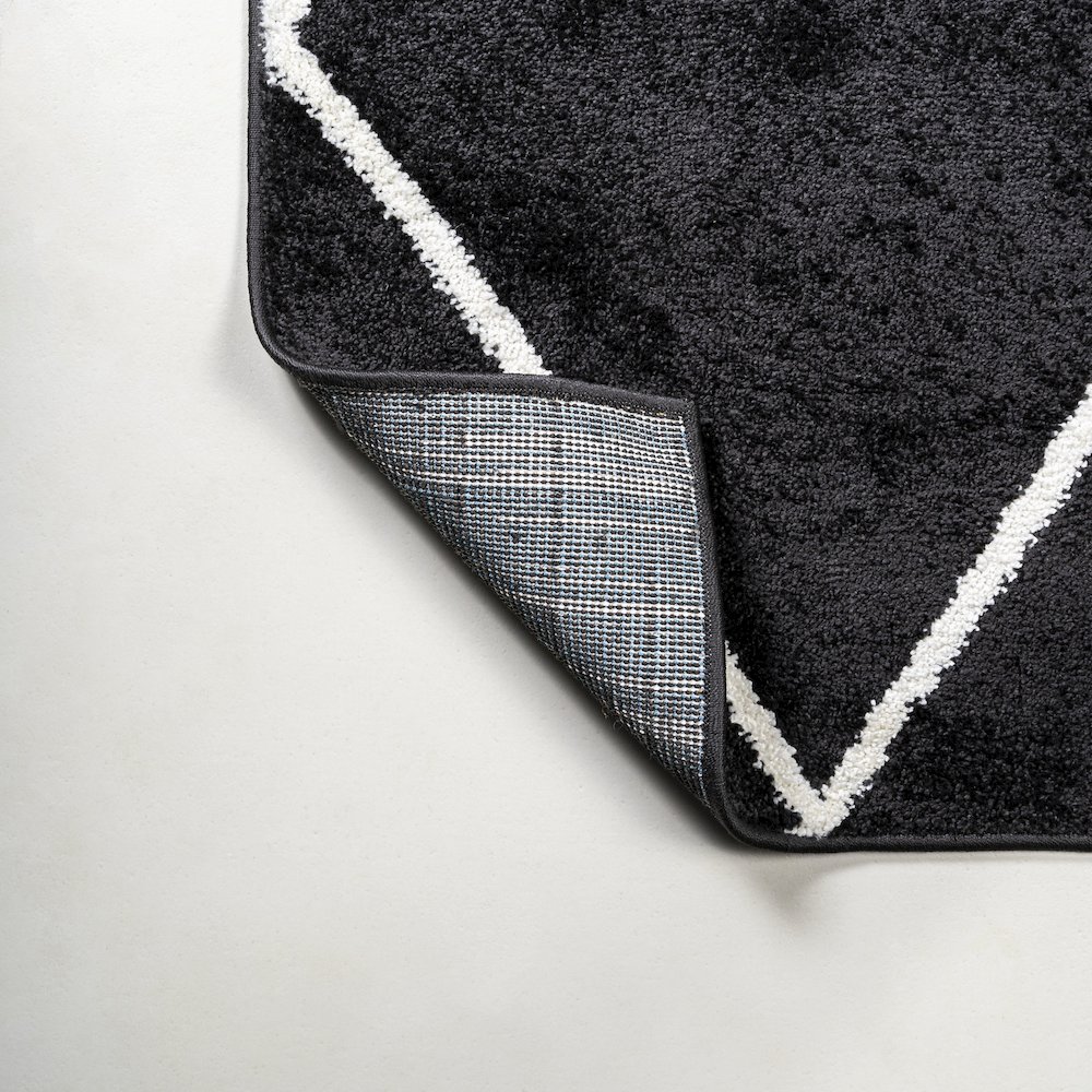 Cole Minimalist Diamond Trellis Area Rug. Picture 6