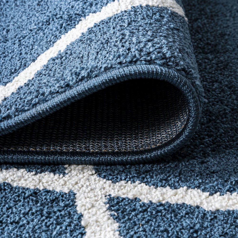 Cole Minimalist Diamond Trellis Area Rug. Picture 9