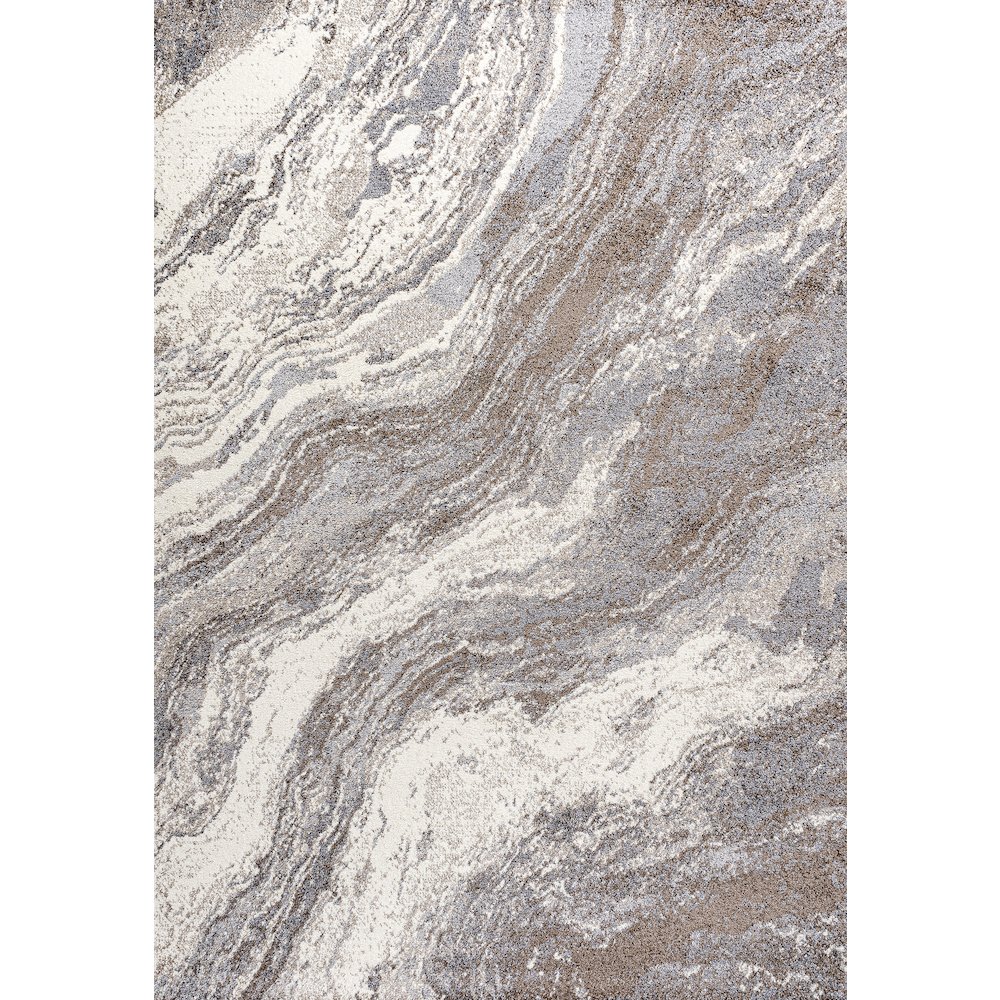 Kassia Contemporary Glam Abstract Marble Area Rug. Picture 2