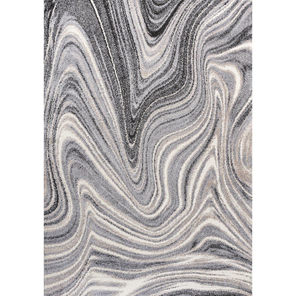 Eleni Contemporary Glam Abstract Marble Area Rug. Picture 2
