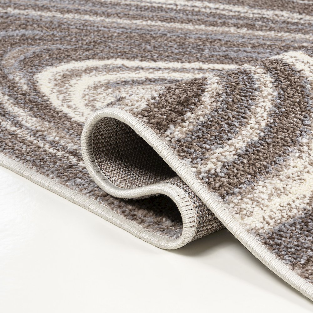 Eleni Contemporary Glam Abstract Marble Area Rug. Picture 3