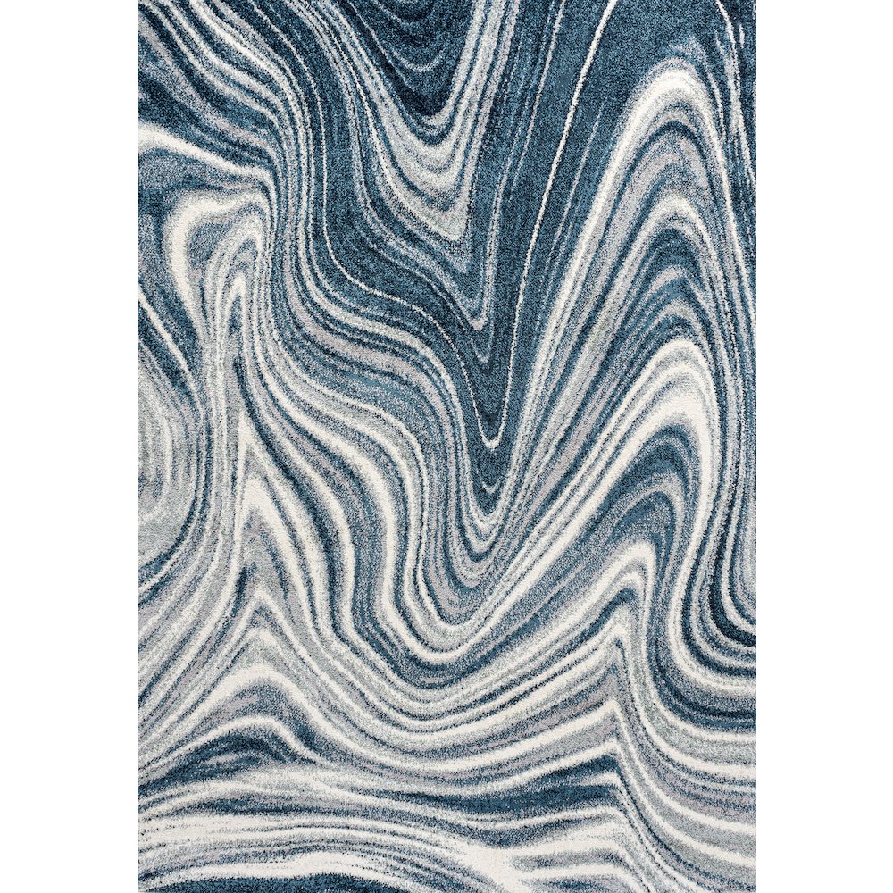 Eleni Contemporary Glam Abstract Marble Area Rug. Picture 2