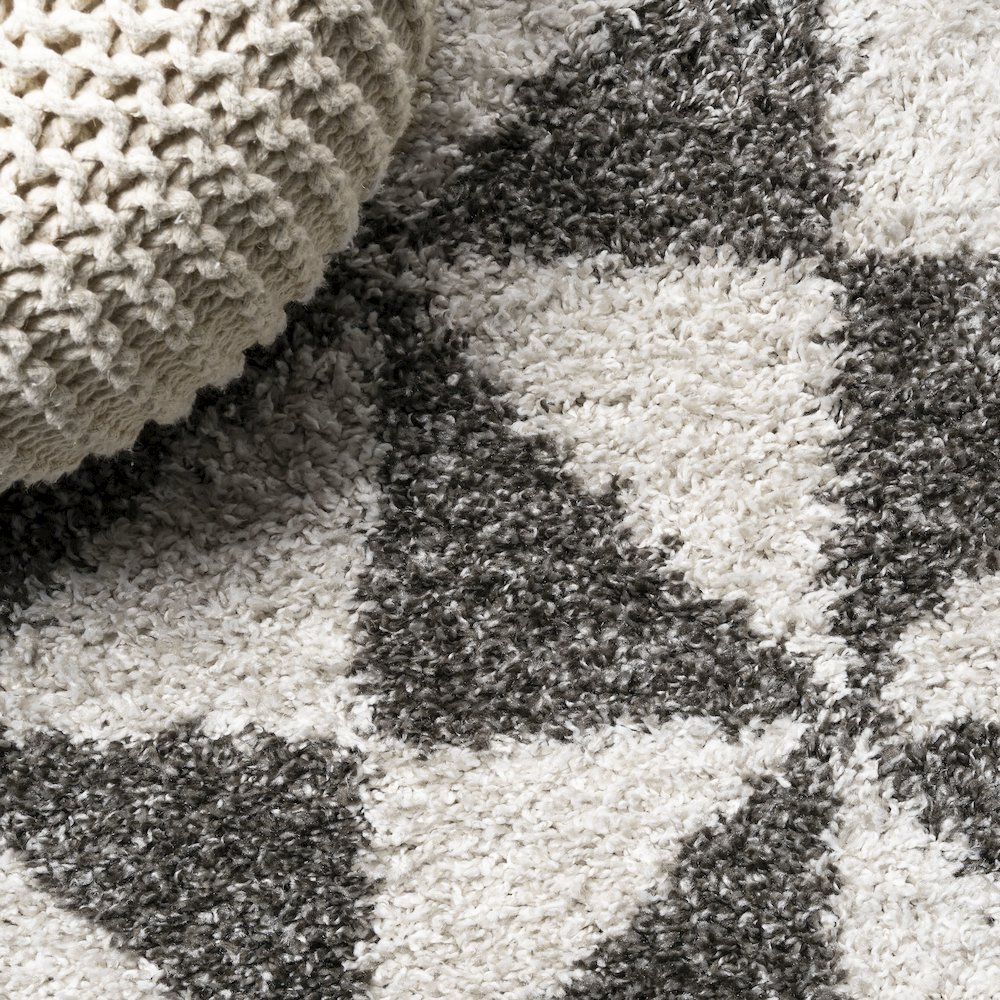 Alcudia Geometric Shag Area Rug. Picture 6