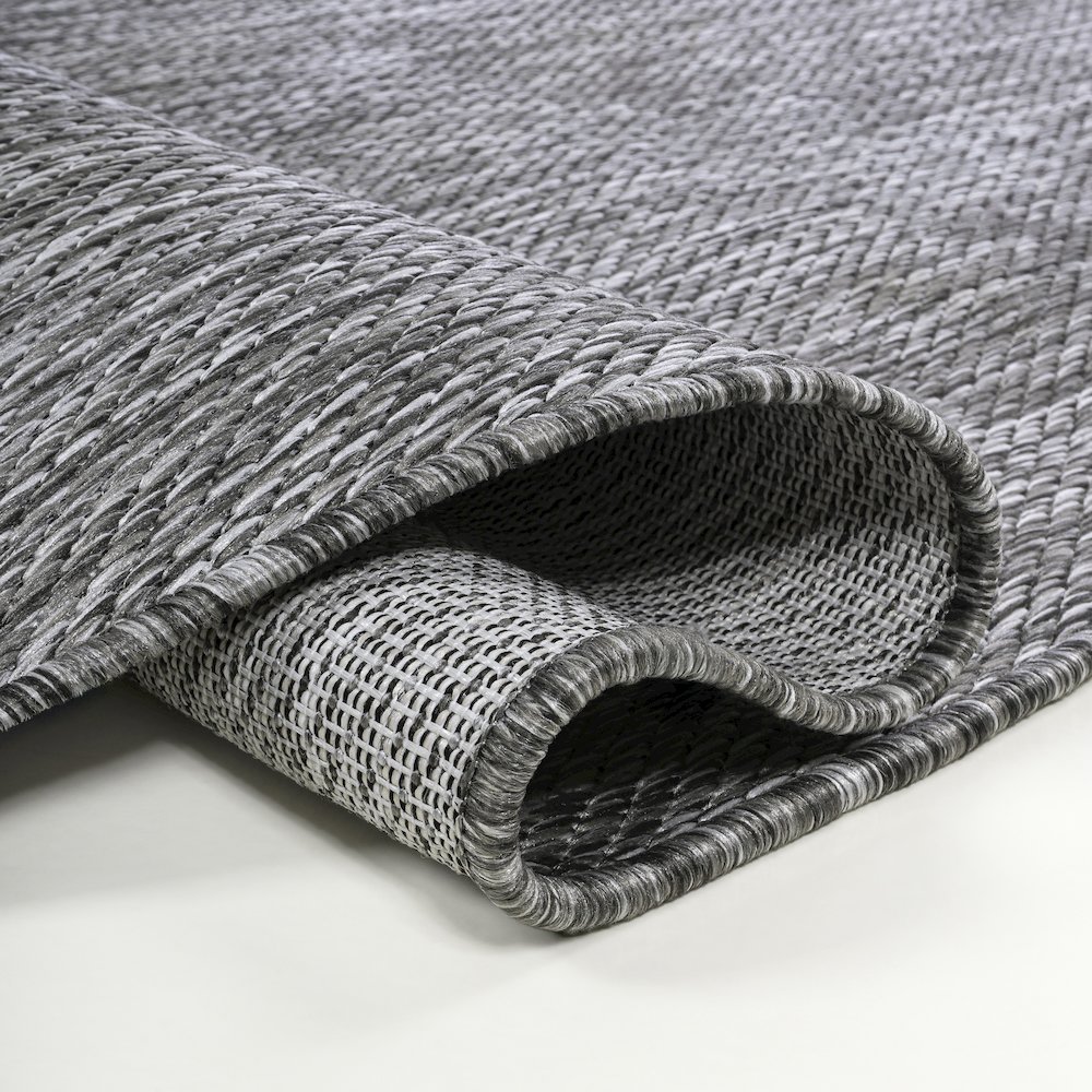 Evan Modern Rustic Organic CurveIndoor/Outdoor Shaped  Rug. Picture 3