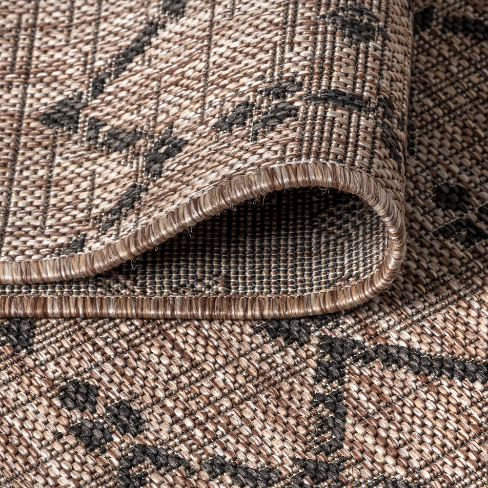 Ourika Moroccan Geometric Textured Weave Indoor/Outdoor Area Rug. Picture 9