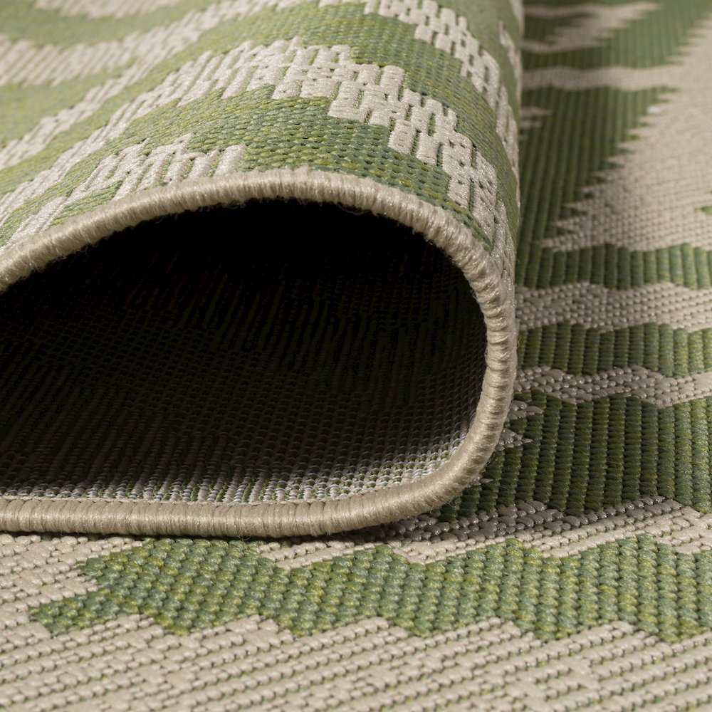 Sintra Diamond Tribal Indoor/Outdoor Area Rug. Picture 12
