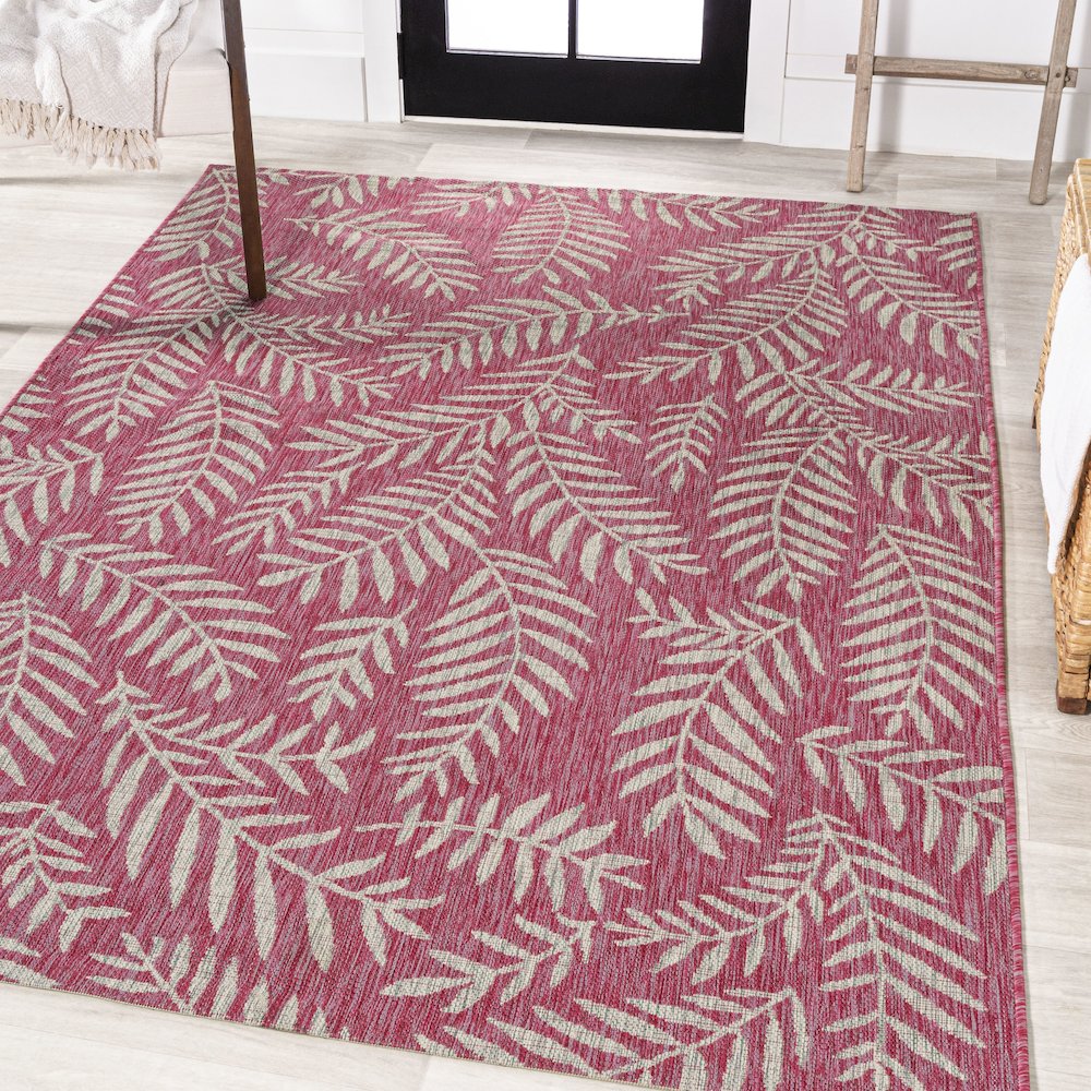 Nevis Palm Frond Indoor/Outdoor Area Rug. Picture 2
