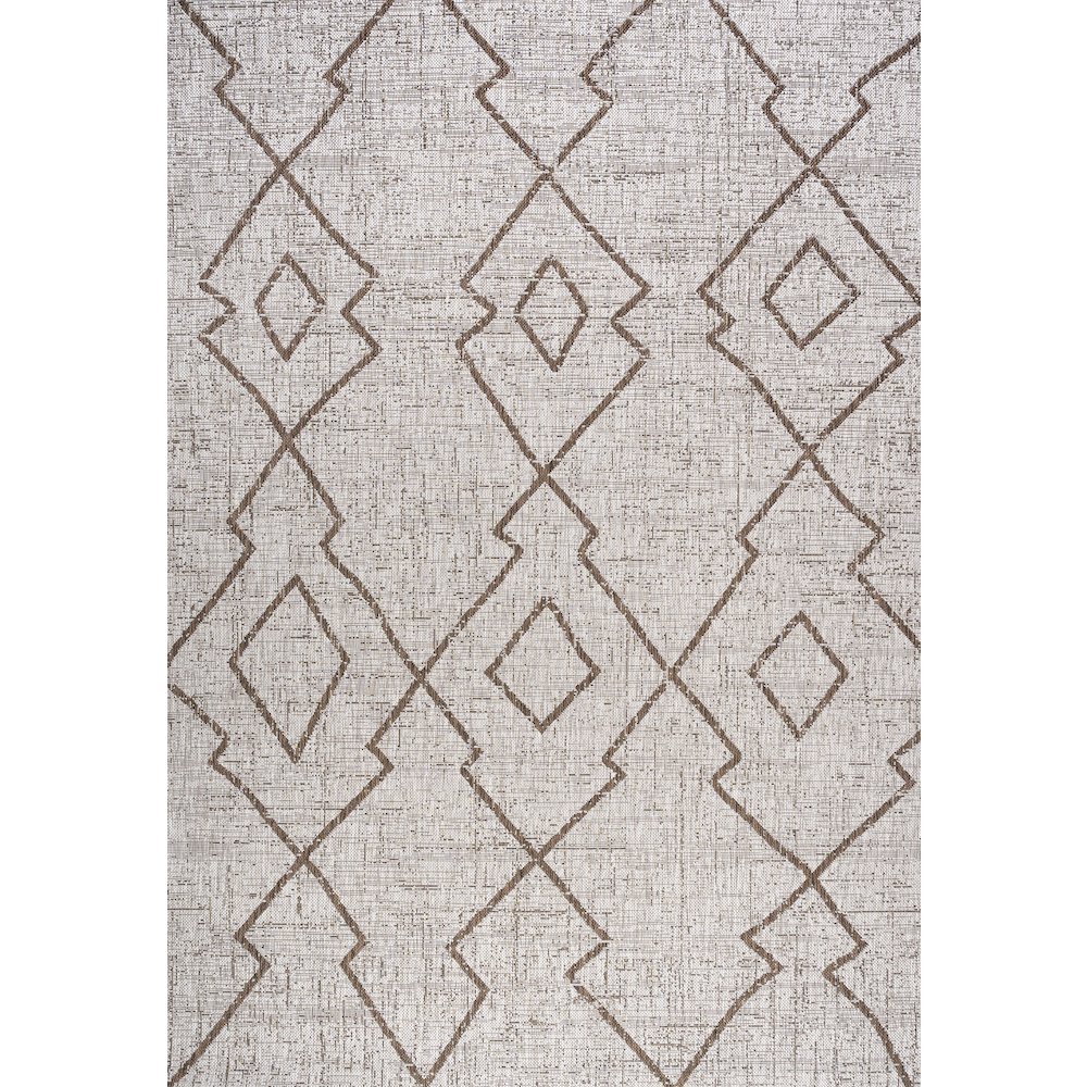 Carwa Tribal Diamond Trellis Indoor/Outdoor Area Rug. Picture 1