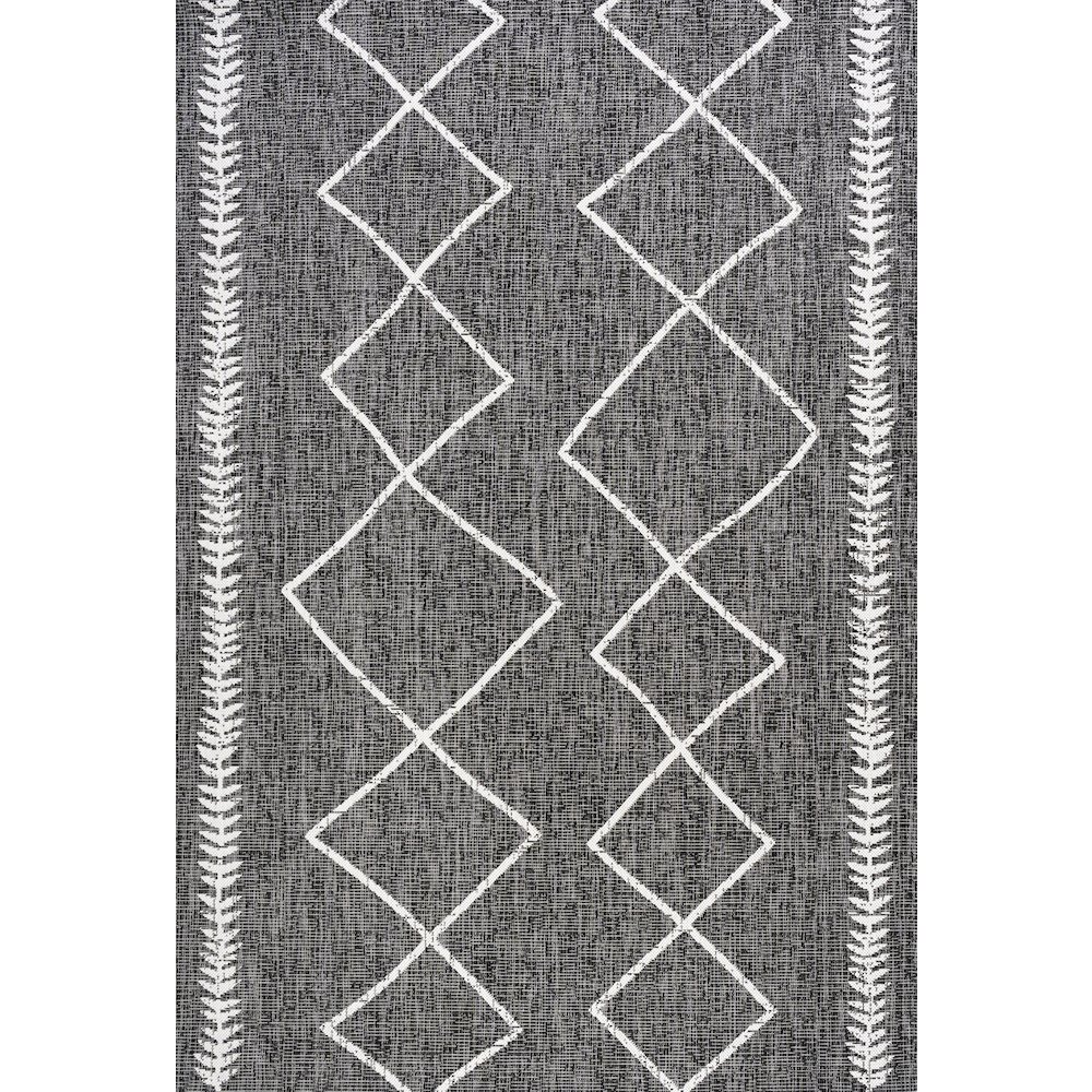 Derya Tribal Diamond Trellis Indoor/Outdoor Area Rug. Picture 1