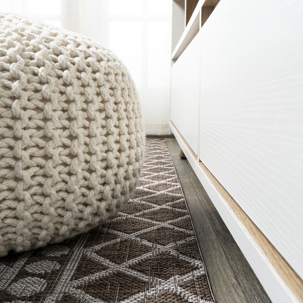 Kafel Tribal Bohemian Indoor/Outdoor Area Rug. Picture 14
