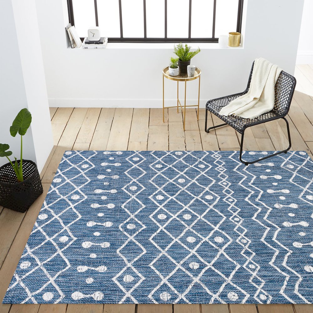 Nokat Tribal Bohemian Indoor/Outdoor Area Rug. Picture 16