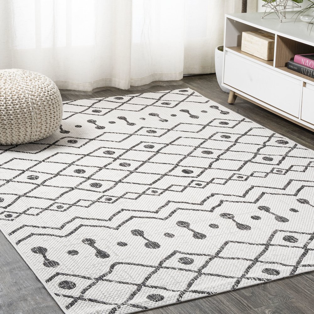 Nokat Tribal Bohemian Indoor/Outdoor Area Rug. Picture 2