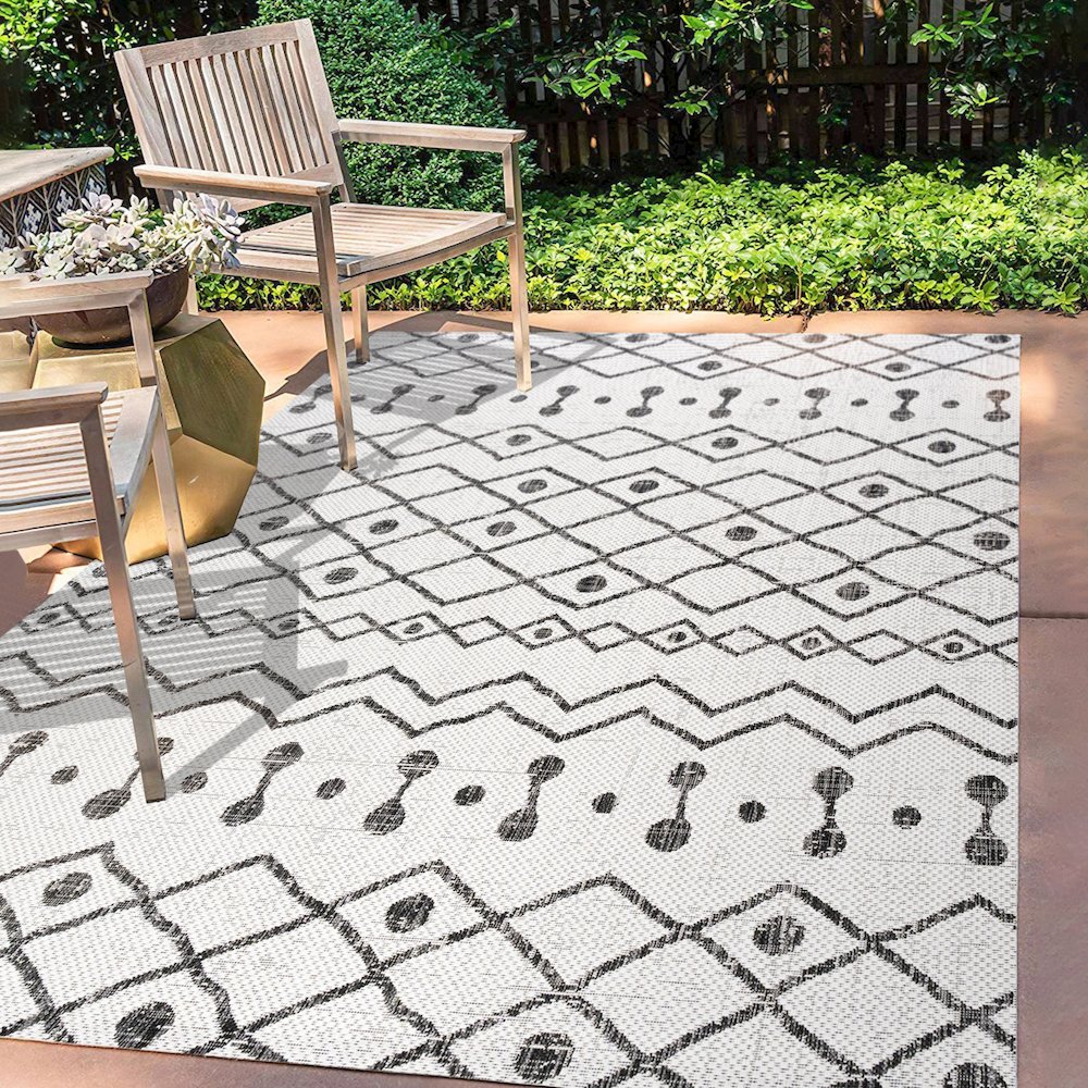 Nokat Tribal Bohemian Indoor/Outdoor Area Rug. Picture 6