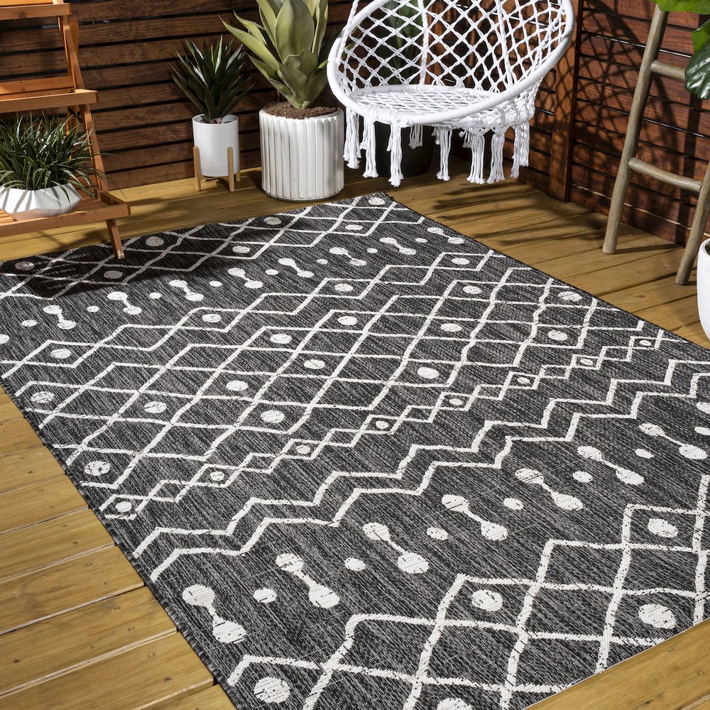 Nokat Tribal Bohemian Indoor/Outdoor Area Rug. Picture 7