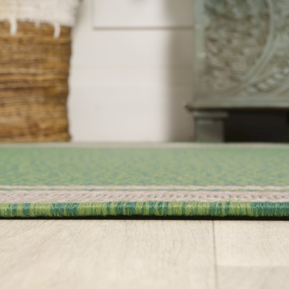 James Modern Border Stripe Indoor/Outdoor Area Rug. Picture 16
