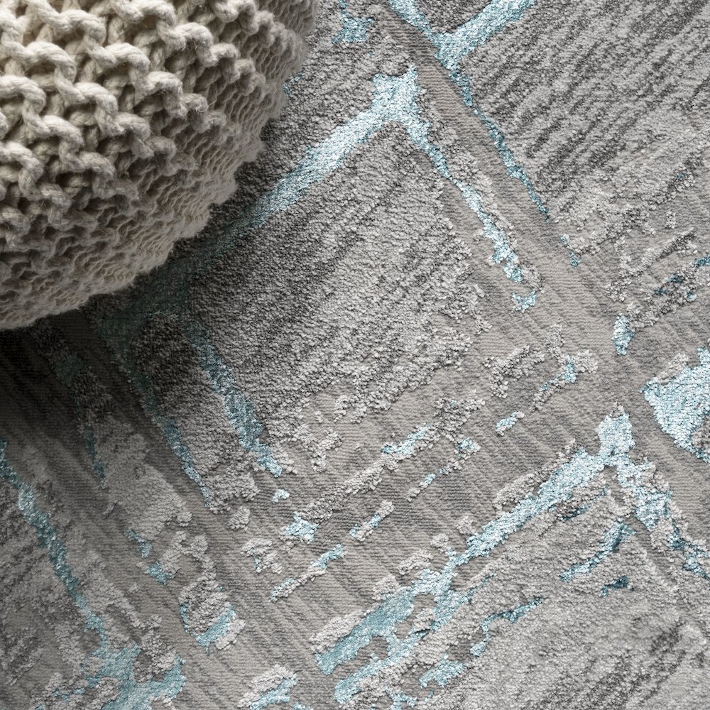 Slant Modern Abstract Area Rug. Picture 6