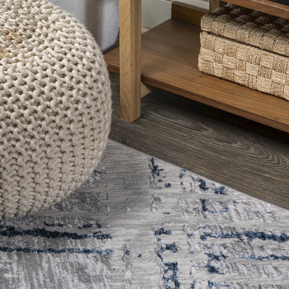 Slant Modern Abstract Area Rug. Picture 7