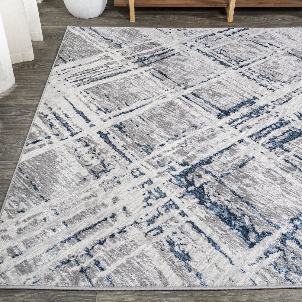 Slant Modern Abstract Area Rug. Picture 3