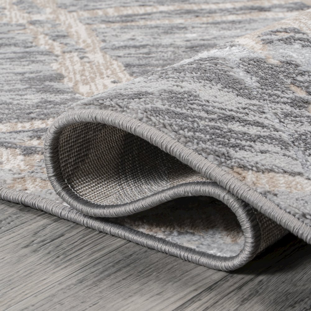 Slant Modern Abstract Area Rug. Picture 9