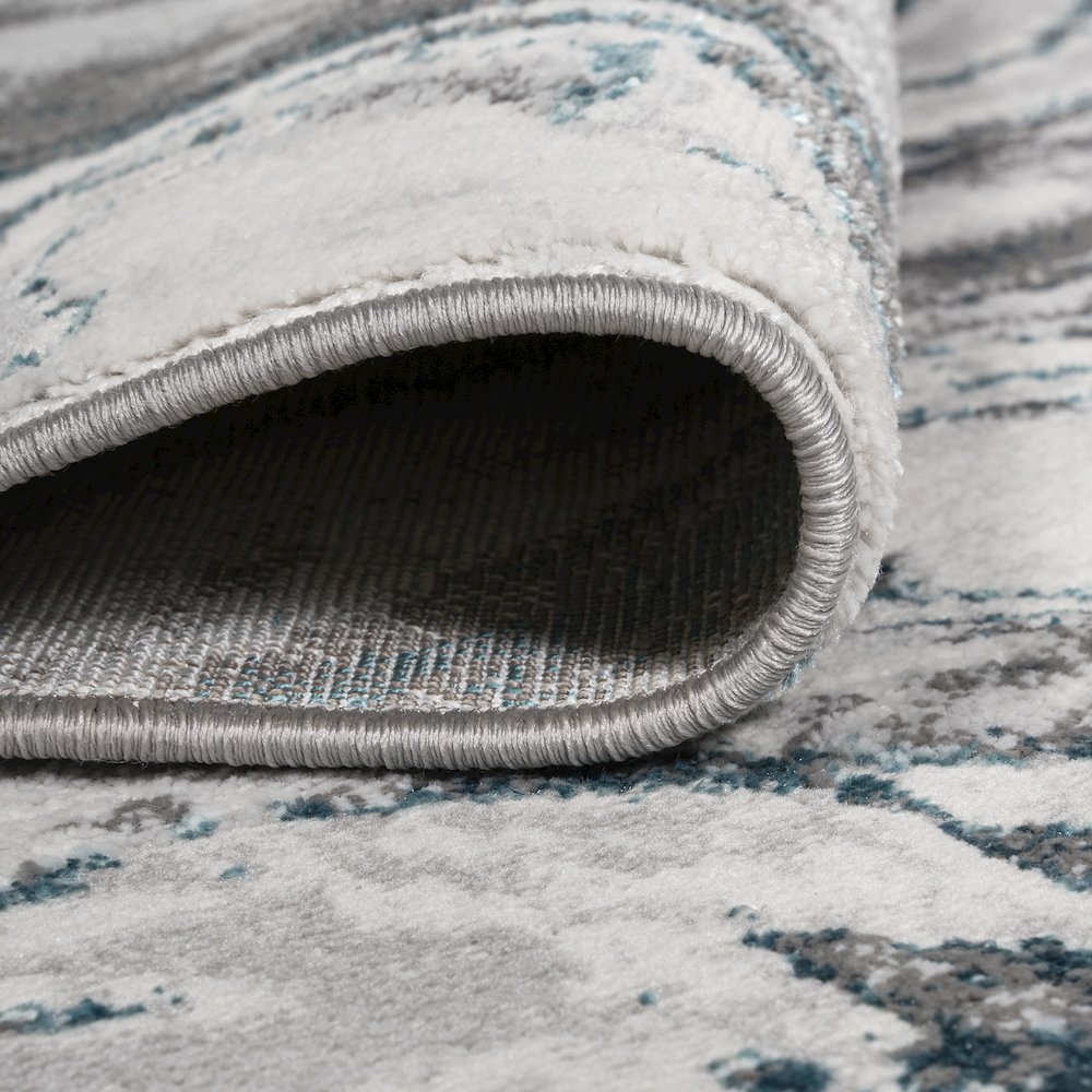 Swirl Marbled Abstract Area Rug. Picture 8