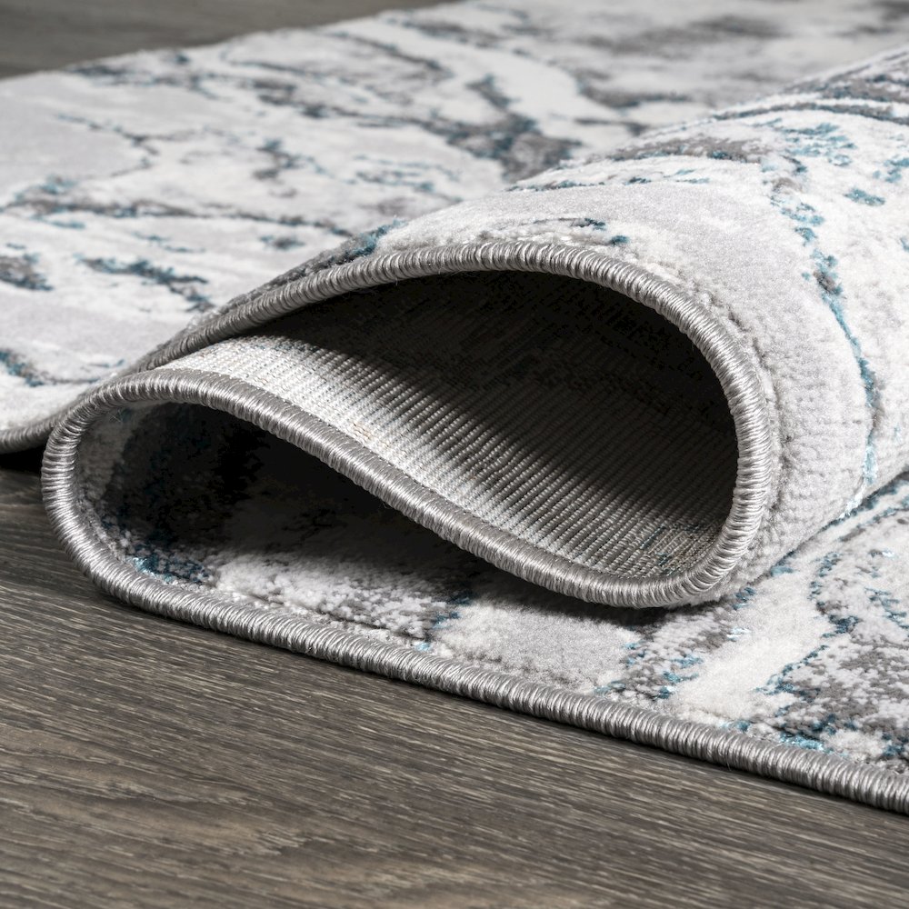Swirl Marbled Abstract Area Rug. Picture 10