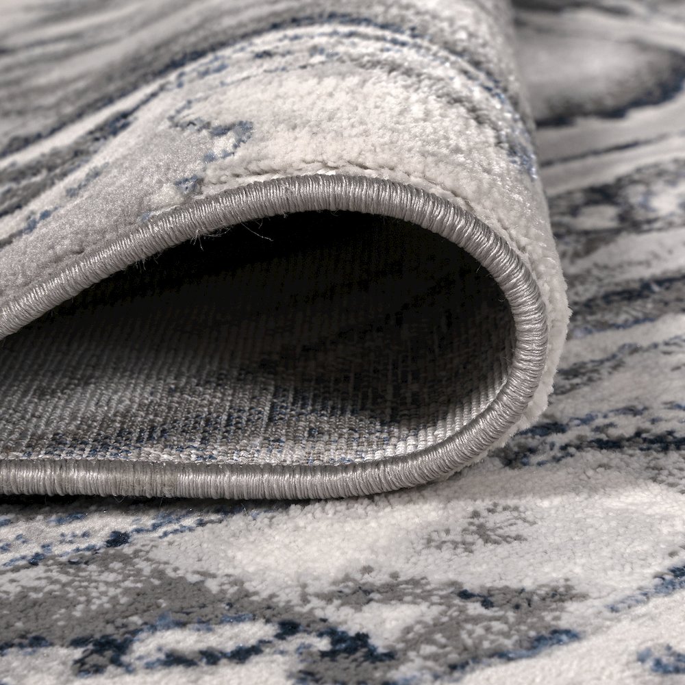Swirl Marbled Abstract Area Rug. Picture 8