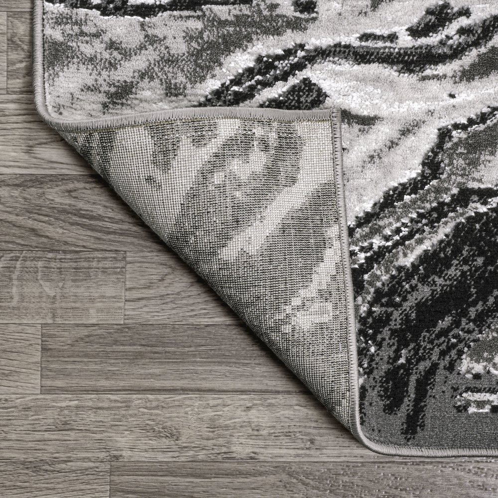 Swirl Marbled Abstract Area Rug. Picture 6