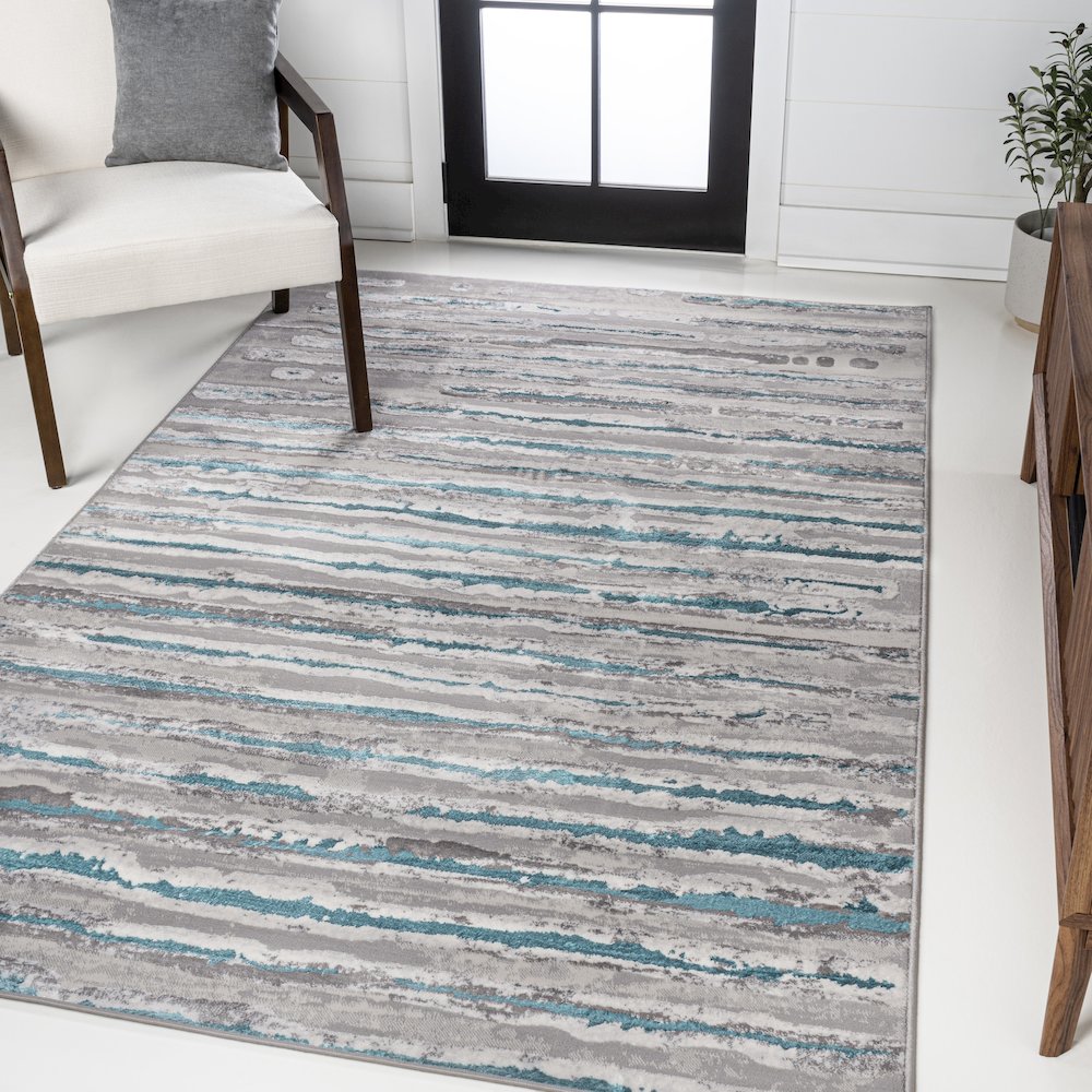 Batten Modern Stripe Area Rug. Picture 2