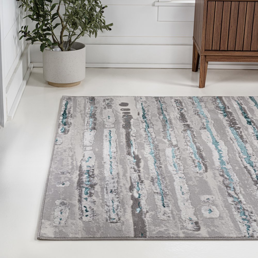 Batten Modern Stripe Area Rug. Picture 3