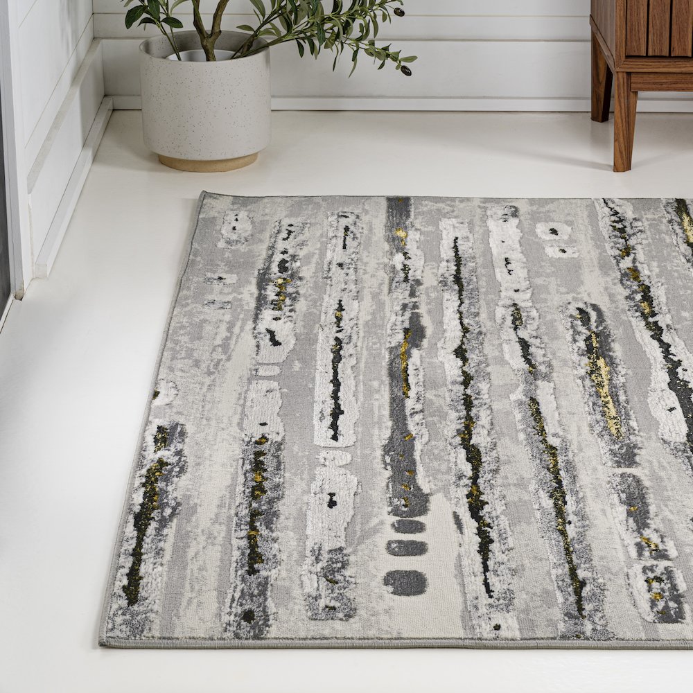 Batten Modern Stripe Area Rug. Picture 3